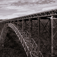 Buy canvas prints of New River Gorge Bridge by James Drake