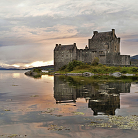 Buy canvas prints of Eilean Donan Sunset by Stuart Blance