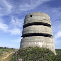 Buy canvas prints of Guernsey tower le prevote by uk crunch