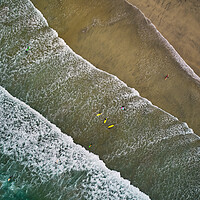 Buy canvas prints of Surfers by Dan Ward