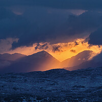 Buy canvas prints of Ardnamurchan Sunrise by Dan Ward