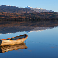 Buy canvas prints of Calm waters on Loch Shiel by Dan Ward
