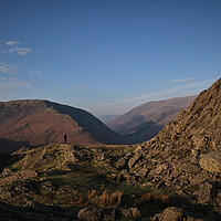Buy canvas prints of helm Crag, The Lake District by Dan Ward