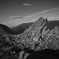 Buy canvas prints of helm Crag, The Lake District by Dan Ward