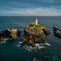 Buy canvas prints of Godrevy Lighthouse, Cornwall by Dan Ward