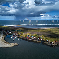 Buy canvas prints of Storm over South Gare by Dan Ward