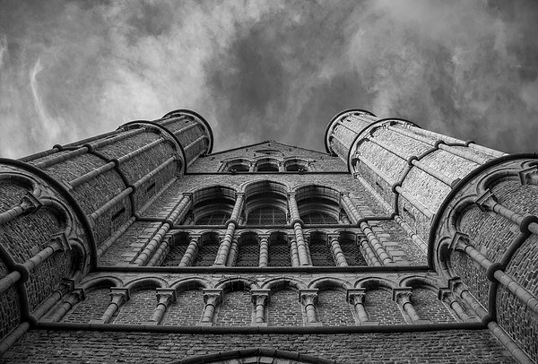  looking up in Bruges Picture Board by Dan Ward