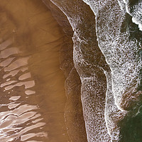 Buy canvas prints of Whitby Beach Abstract by Dan Ward