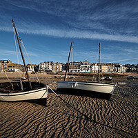 Buy canvas prints of St Ives Harbour, Cornwall by Dan Ward
