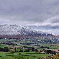 Buy canvas prints of Winter on Blencathra, The Lake District by Dan Ward