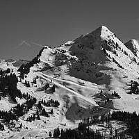 Buy canvas prints of Pointe De Nyon, Morzine, The French Alps by Dan Ward