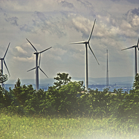 Buy canvas prints of Windmills of the Laurel Highlands by Tom and Dawn Gari