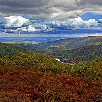 Buy canvas prints of Autumn In Shenandoah Park  by Tom and Dawn Gari