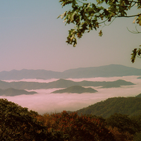 Buy canvas prints of  Smoky Mountain Fog by Tom and Dawn Gari