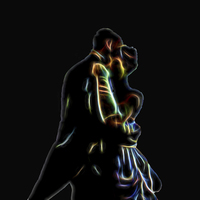 Buy canvas prints of  Lovers Dancing by Tom and Dawn Gari