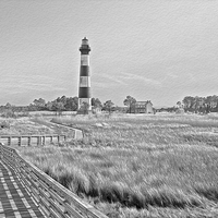 Buy canvas prints of  From The Waters Edge B&W by Tom and Dawn Gari