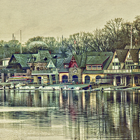 Buy canvas prints of  Boathouse Row by Tom and Dawn Gari