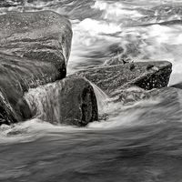 Buy canvas prints of  Water on the Rocks by Tom and Dawn Gari