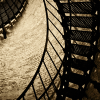 Buy canvas prints of  Abstract Stairs by Tom and Dawn Gari