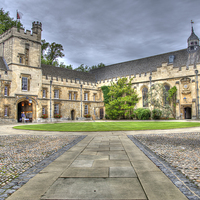 Buy canvas prints of St Johns College Oxford by Gurinder Punn