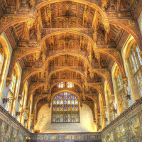 Buy canvas prints of Great Hall at Hampton Court by Gurinder Punn