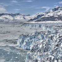 Buy canvas prints of Columbia Glacier Alaska by Gurinder Punn