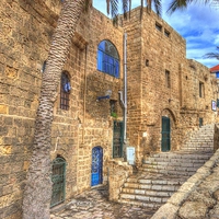 Buy canvas prints of Old Jaffa Israel by Gurinder Punn