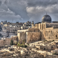 Buy canvas prints of Jerusalem Old City by Gurinder Punn