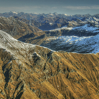 Buy canvas prints of Mt Cook Range by Gurinder Punn