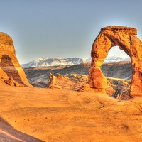 Buy canvas prints of Delicate Arch Arches NP USA by Gurinder Punn