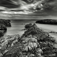 Buy canvas prints of View to the Farnes by David Preston