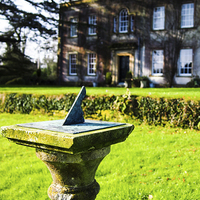 Buy canvas prints of Sundial, Holbrook House by Richard Parry