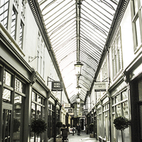 Buy canvas prints of Wyndham Arcade, Cardiff by Richard Parry