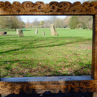 Buy canvas prints of Bute Park Picture Frame by Richard Parry