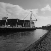 Buy canvas prints of Millennium Stadium Cardiff by Richard Parry