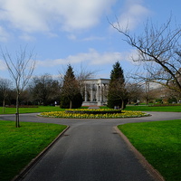Buy canvas prints of Temple of Peace, Cardiff by Richard Parry