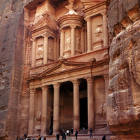 Buy canvas prints of JST2026 The Treasury, Petra by Jim Tampin