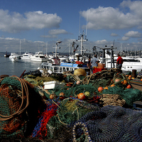 Buy canvas prints of JST1995 Fishing nets and things by Jim Tampin