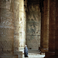 Buy canvas prints of JST2125 Temple of Edfu by Jim Tampin