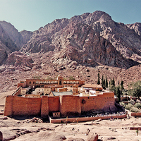 Buy canvas prints of JST2097 St Catherine Monastery by Jim Tampin