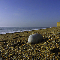 Buy canvas prints of JST3045 Pebble on the beach by Jim Tampin