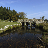 Buy canvas prints of JST3069 The Old Stone Bridge by Jim Tampin