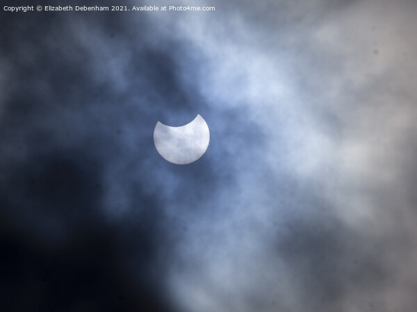 Solar Eclipse 2021 Picture Board by Elizabeth Debenham