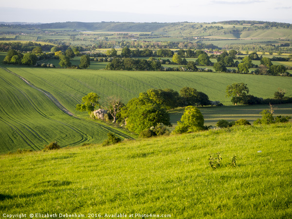Ivinghoe on a May Evening Picture Board by Elizabeth Debenham