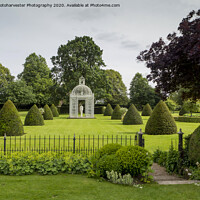 Buy canvas prints of Chenies Manor gardens Parterre, Buckinghamshire. by Elizabeth Debenham