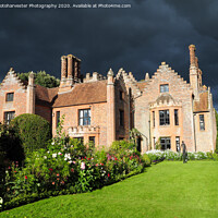 Buy canvas prints of Chenies Manor in Stormy Light, Buckinghamshire by Elizabeth Debenham