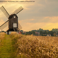 Buy canvas prints of Pitstone Windmill by Elizabeth Debenham