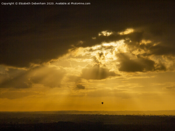 Ballooning in the Storm's Eye; Ivinghoe. Picture Board by Elizabeth Debenham