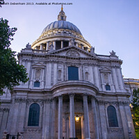 Buy canvas prints of St Paul's Cathedral on a Summer Evening by Elizabeth Debenham