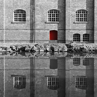 Buy canvas prints of The Red Door by Matt Cottam